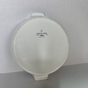 Vintage Corning Ware B-1-B White 1 Quart Round Casserole Dish Buffet Server